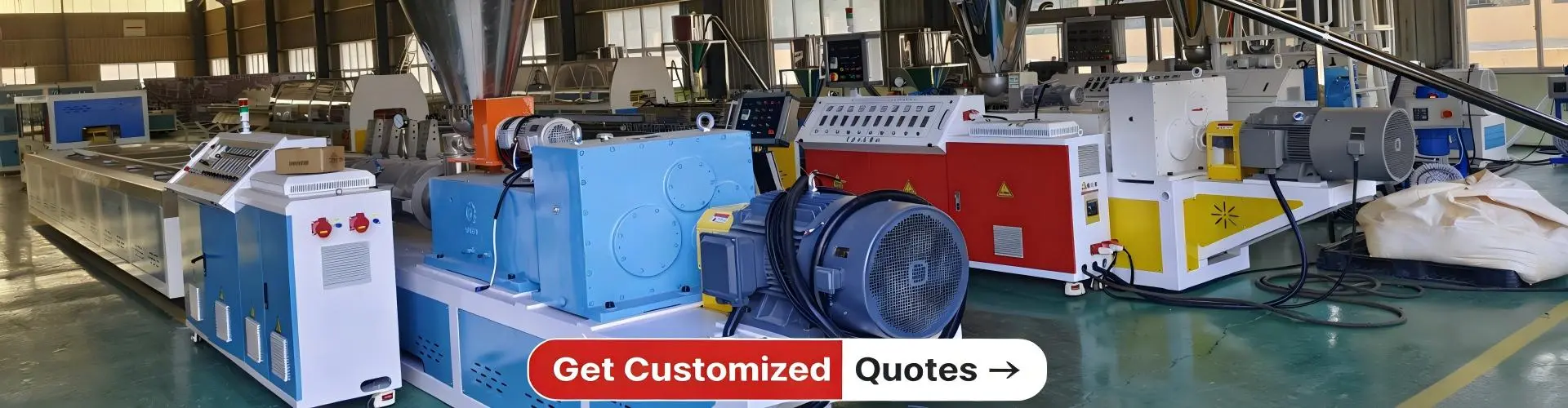 Máquina de extrusión de madera y plástico WPC