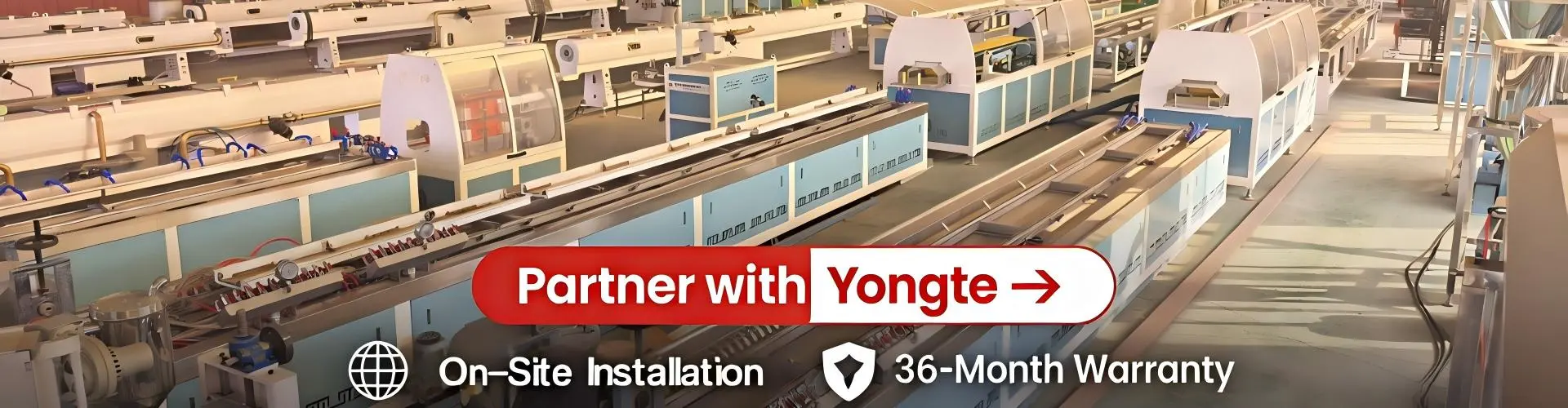 Máquina de extrusión de perfiles de plástico