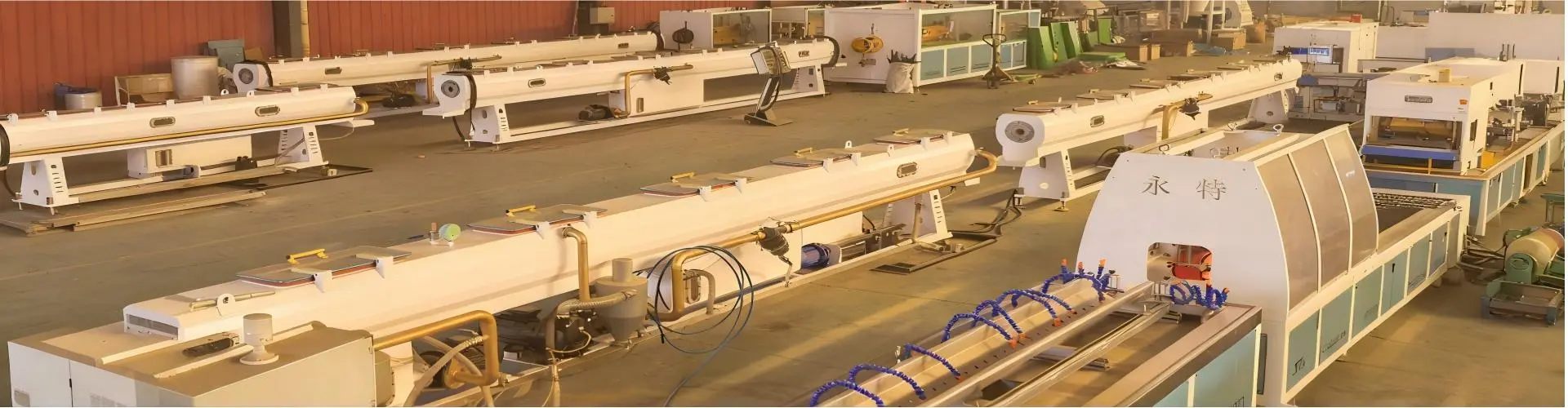 Máquina de extrusión de tubos de plástico