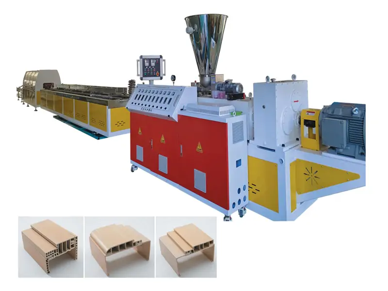 high capacity WPC door frame machine