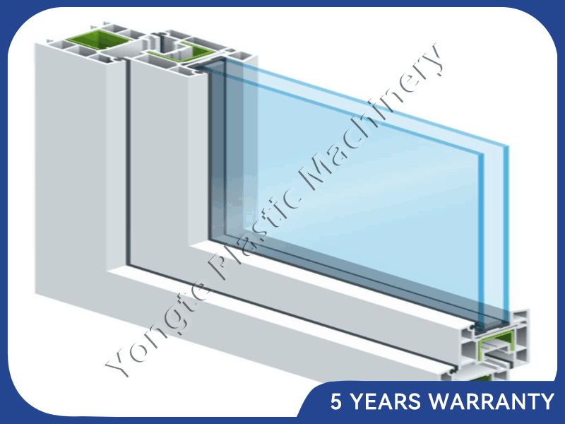 Línea de producción de perfiles de ventanas de PVC