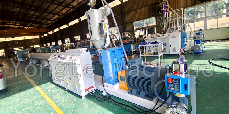 La línea de producción de tubos PE de 75-250 mm de 75-250 mm se evaluará e inspeccionará a fines de marzo de 2025