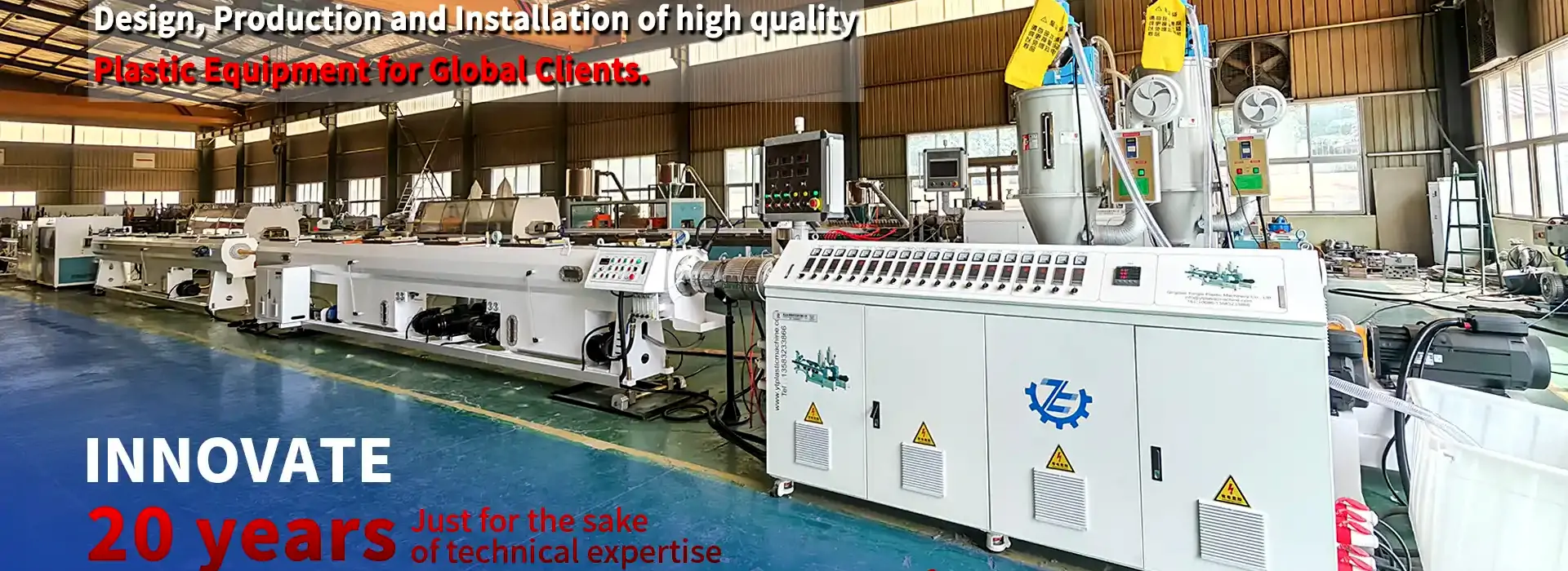 Máquina de extrusión de tubos de plástico de China