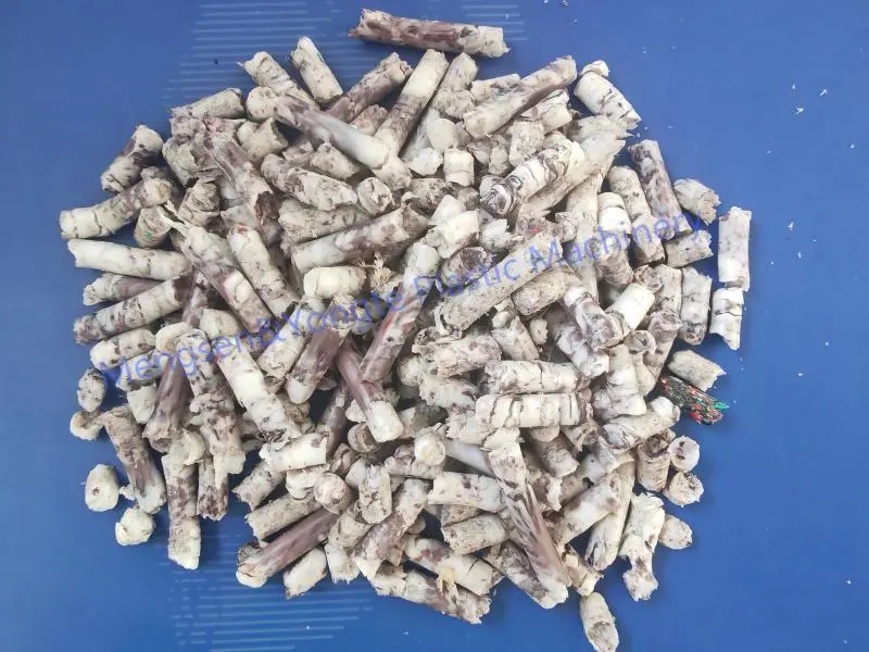 Máquina para fabricar pellets de reciclaje de película plástica de 500 kg/h para clientes africanos