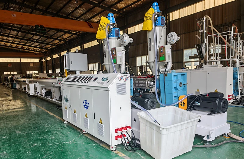 Proyecto exitoso de línea de coextrusión de tubos PPR de 75-160 mm en Argelia