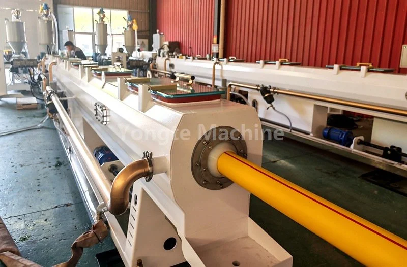 calibration system of Yongte PPR pipe extrusion line