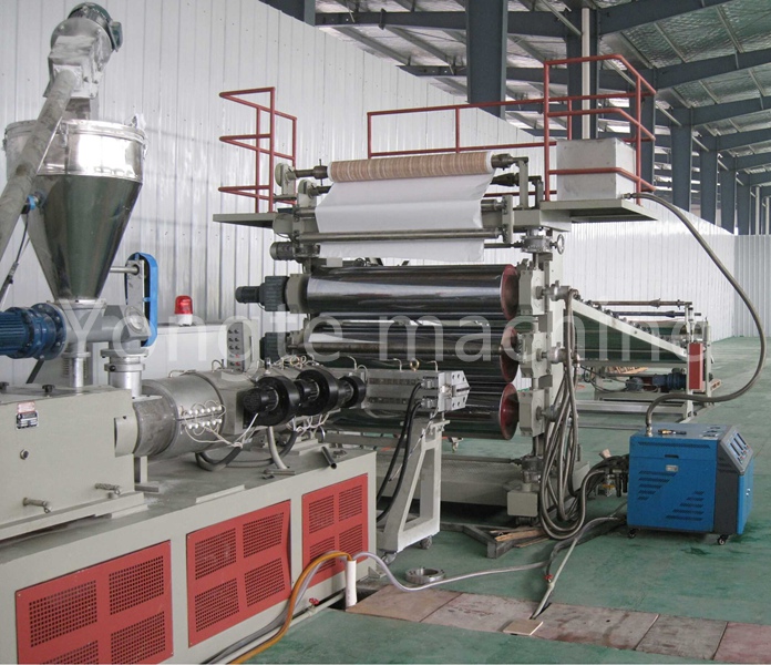 Máquina de producción de lámina de piso de PVC SPC