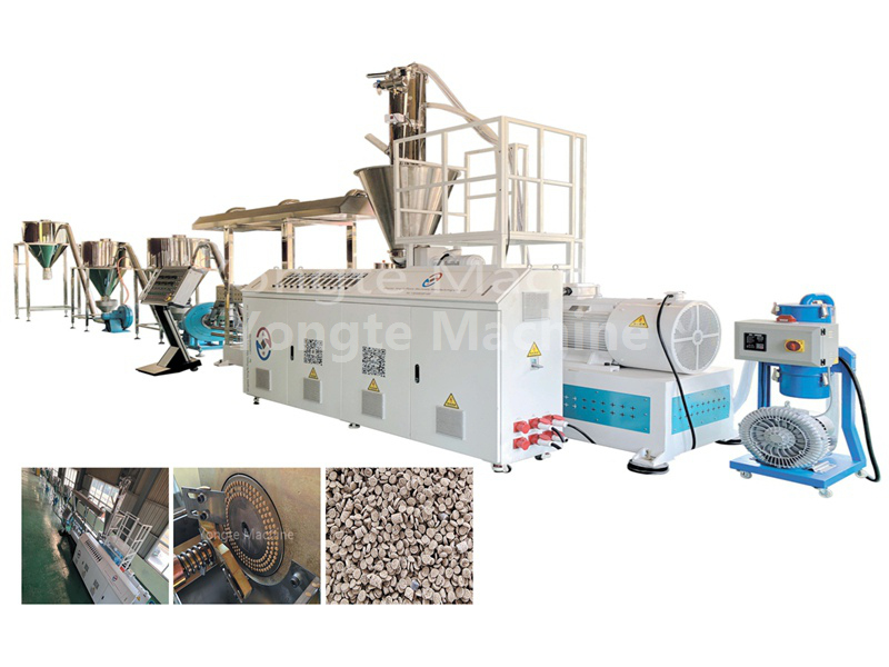 Máquina de pellets de plástico reciclado WPC