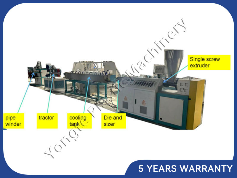 Máquina de fabricación de manguera de filtración de goma